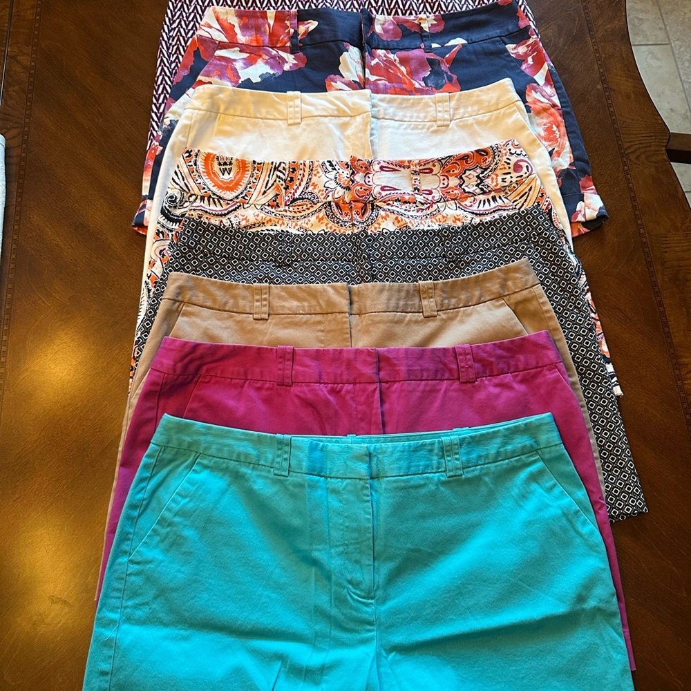 Assorted Women’s Shorts Pack - Teal, Fuchsia, Tan, Cream & Patterned